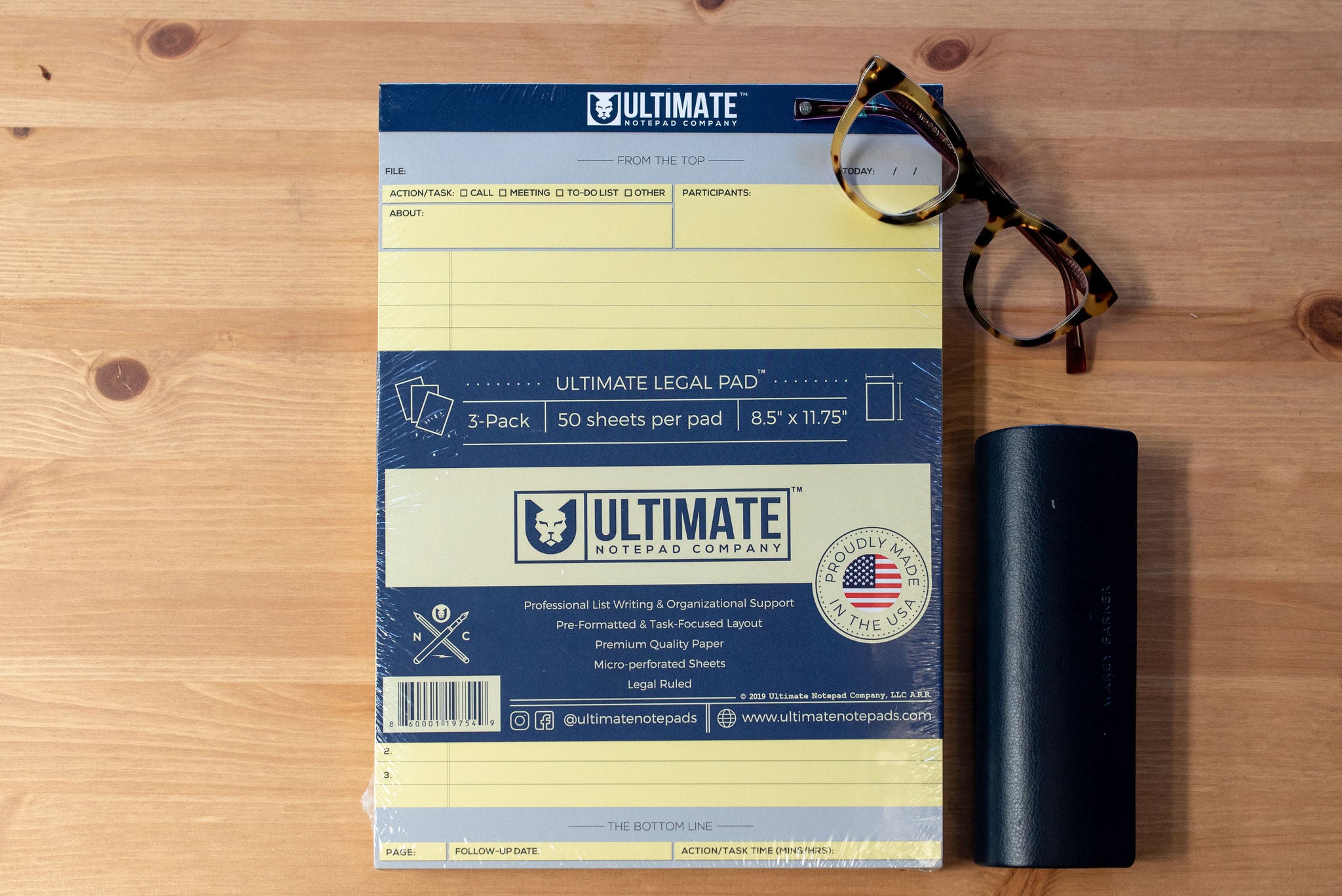 Ultimate Legal Pad™ (Canary Yellow 3-Pack)